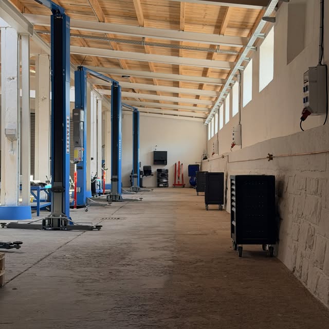 Die Halle mit viel Platz